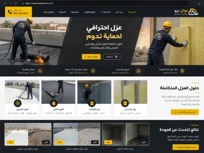 مصمم مواقع عوازل
