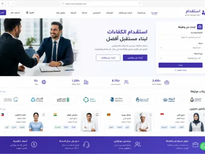 تصميم مواقع استقدام