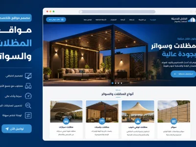 مصمم مواقع مظلات وسواتر