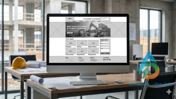 تصميم مواقع تأجير حاويات