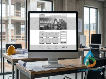 تصميم مواقع تأجير حاويات